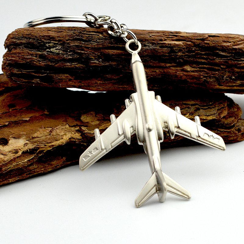 轰6K飞机钥匙扣飞机模型钥匙挂件