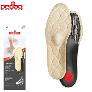 德国进口pedag碧丽达198羊毛层热铝箔半托保暖鞋垫