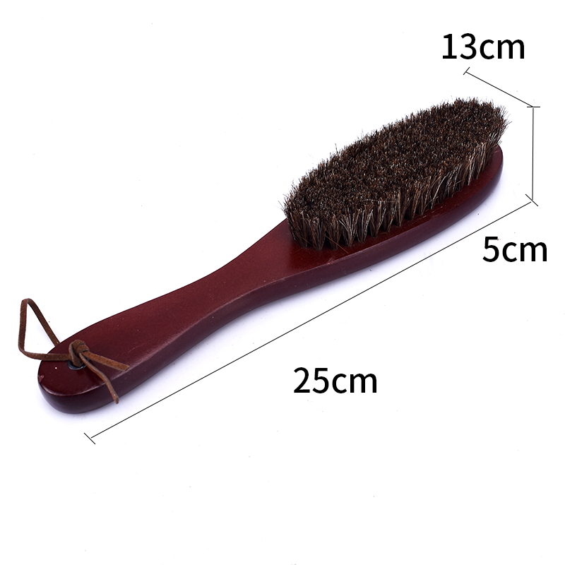 马毛刷 小号弯头马鬃毛刷 软毛鞋刷刷皮鞋护理保养皮衣皮包抛光刷