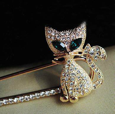 Broche en Zircon diamant - Ref 1175301 Image 1