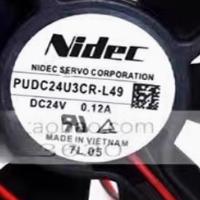 原装SERVO PUDC24U3CR-L49 24V 0.12A 伺服变频器散热风扇8cm