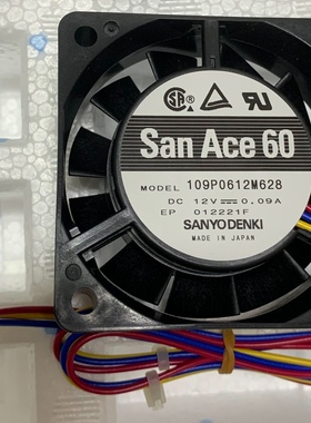 JRC 主机FAN 109P0612M628 12V 0.09A天线风扇