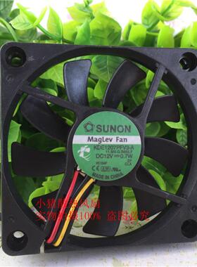 原装SUNON KDE1207PFV3-A 12V 7010 CPU散热器/电脑静音风扇7厘米