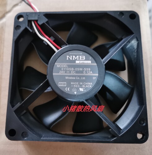 3110SB-05W-S59 美蓓亚NMB 24V 0.12A 变频器风扇08025SS-24N-AL