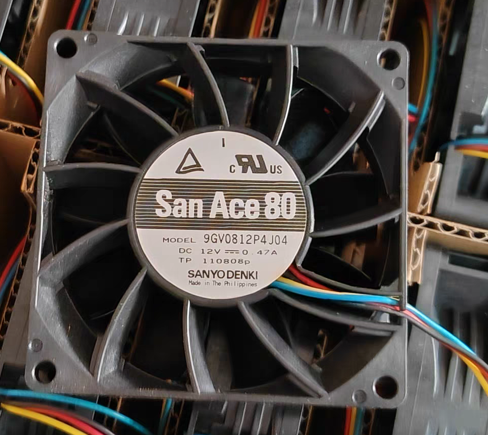 三洋9GV0812P4J06 12V 0.47A PWM机箱散热风扇8cm 8025