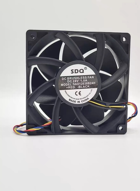散热风扇SAD12038B24H-RPS 6000转 四线 DC24V 1.00A大风量风机