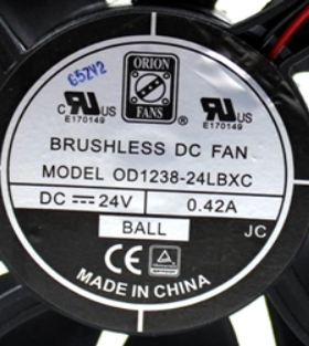 全新OD1238-24LBXC 12038 120X38MM 24VDC 0.42A 12CM 变频器风扇