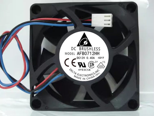 AFB0712HH华三h3c s5800交换机散热风扇台达直流12V0.4A 7025 7CM