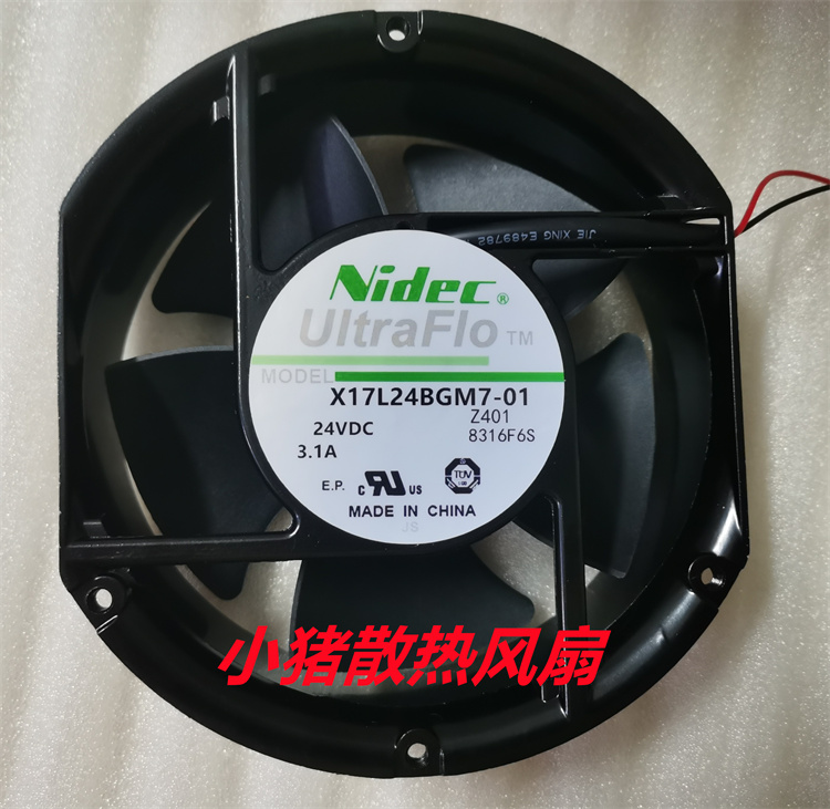 X17L24BGM7-01 J12 24VDC X17L24BGM5-03Z02 NIDEC大风量风扇1750