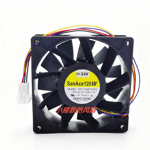 9WV1224P1H003 DC 24V 0.8A SanAce120W 120x120x38MM 散热风扇