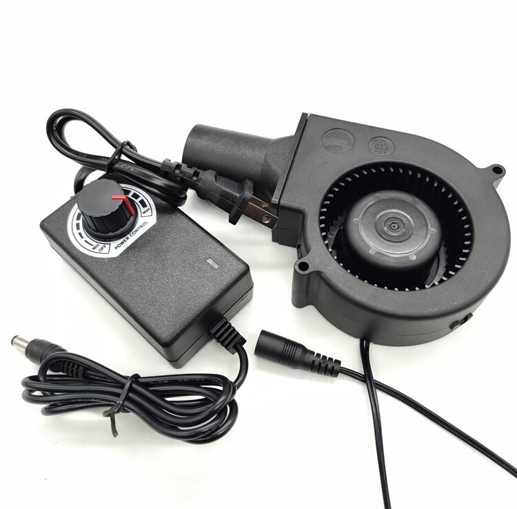 9733烧烤炉220V电源炉子户外柴火炉采暖炉鼓风机12V 2.94A风扇