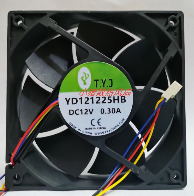 T.Y.J YD121225HB 厘米DC12V 0.30A/ 2/3/4线散热风扇 12025