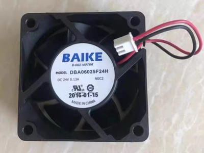 全新BAIKEFAN DBA06025B24G DBA06025F24H 24V变频器散热风扇6025