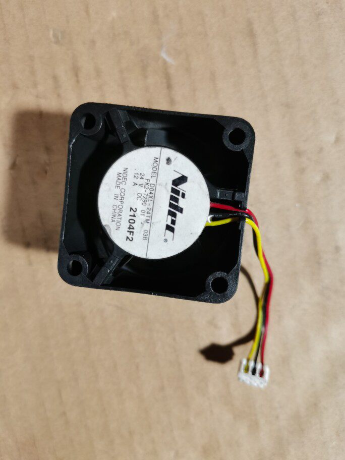 原装NIDEC D04XL-24TM 03B 4028 24V 0.12A三线复印变频器风扇4CM图片