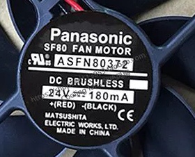 原装日本松下 ASFN80372/80392 24V 180mA 2线 双滚珠风扇