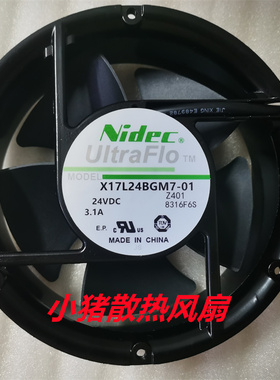 X17L24BGM7-01 J12 24VDC X17L24BGM5-03Z02 NIDEC大风量风扇1750