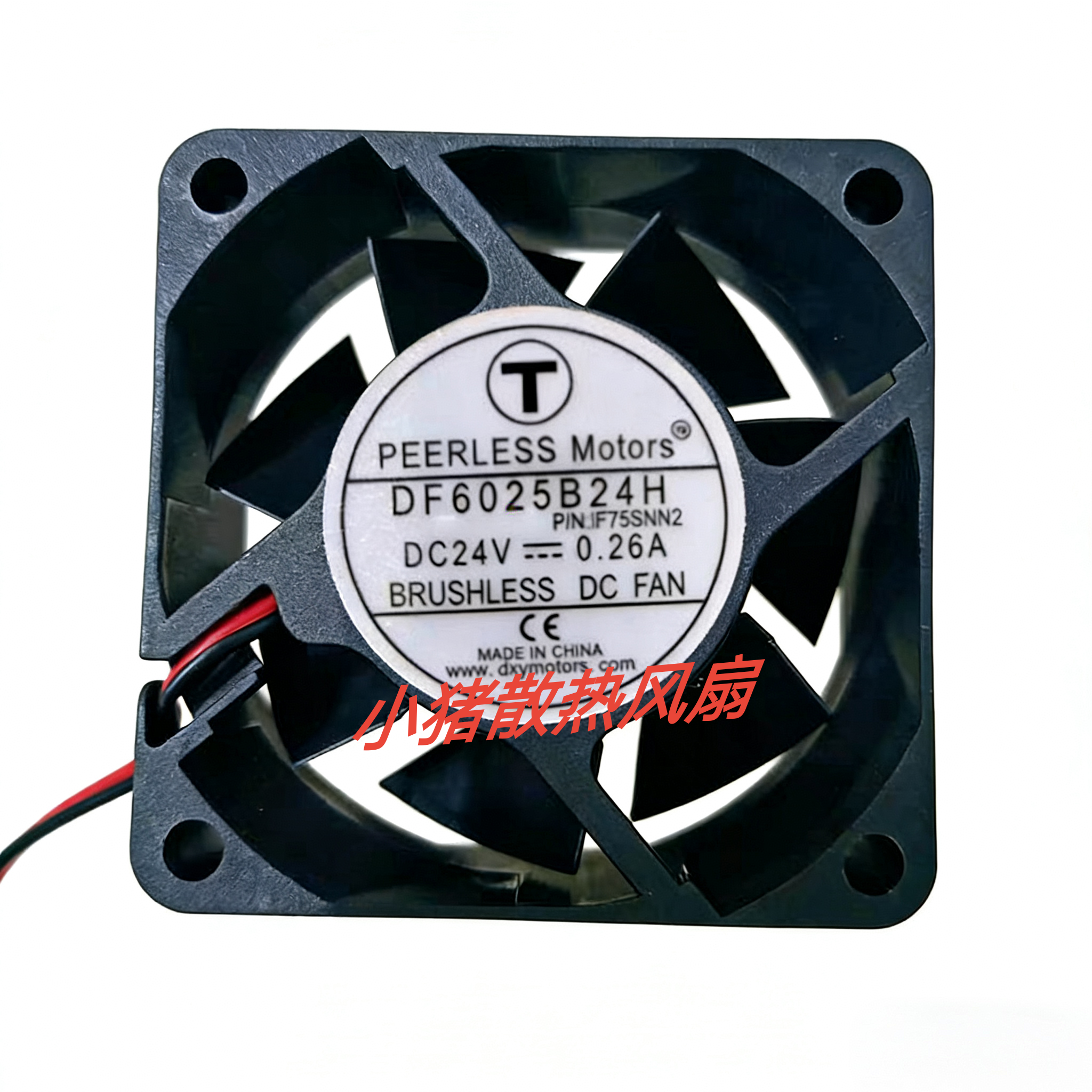 原装PEERLESS Motors DF6025B24H DC24V 0.26A 6cm变频器散热风扇