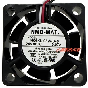 B49 24V 1606KL 15MM散热风扇 4CM 05W 4015 全新NMB 0.07A