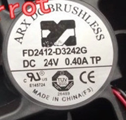 全新台湾三匠 FD2412-D3242G 12038 24V 0.4A 12CM变频器冷却风扇