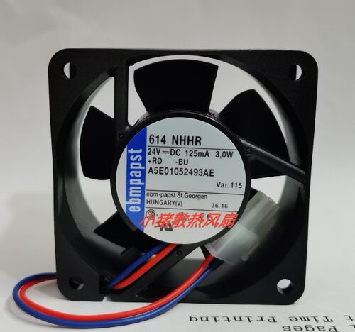 全新现货 614NHHR 6025 24V 3W变频器风扇