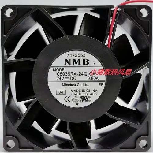 全新现货 NMB 8038 8CM 08038RA-24Q-GA 24V 0.80A 变频器风扇
