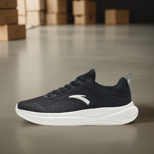 安踏综训鞋皮面款健步轻便运动鞋健步鞋男款训练鞋112517795R