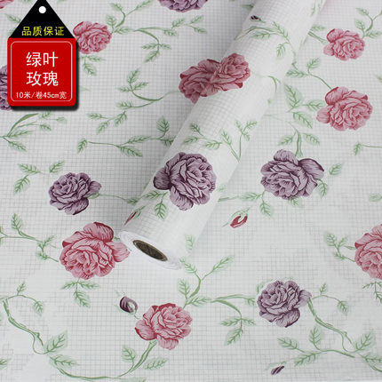 祺讯简约现代碎花pvc墙纸壁纸卧室自粘加厚田园儿童房电视墙贴纸