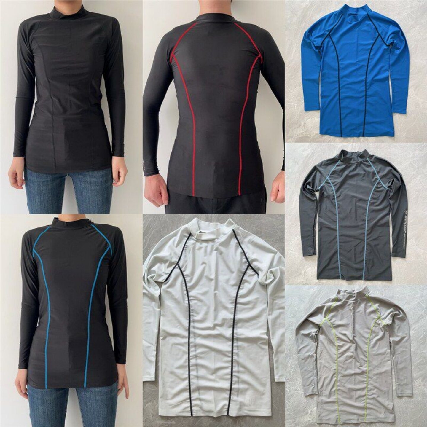 日单外贸男女潜水服长袖分体潜水泳衣防晒凉感冲浪防刮伤防水母衣