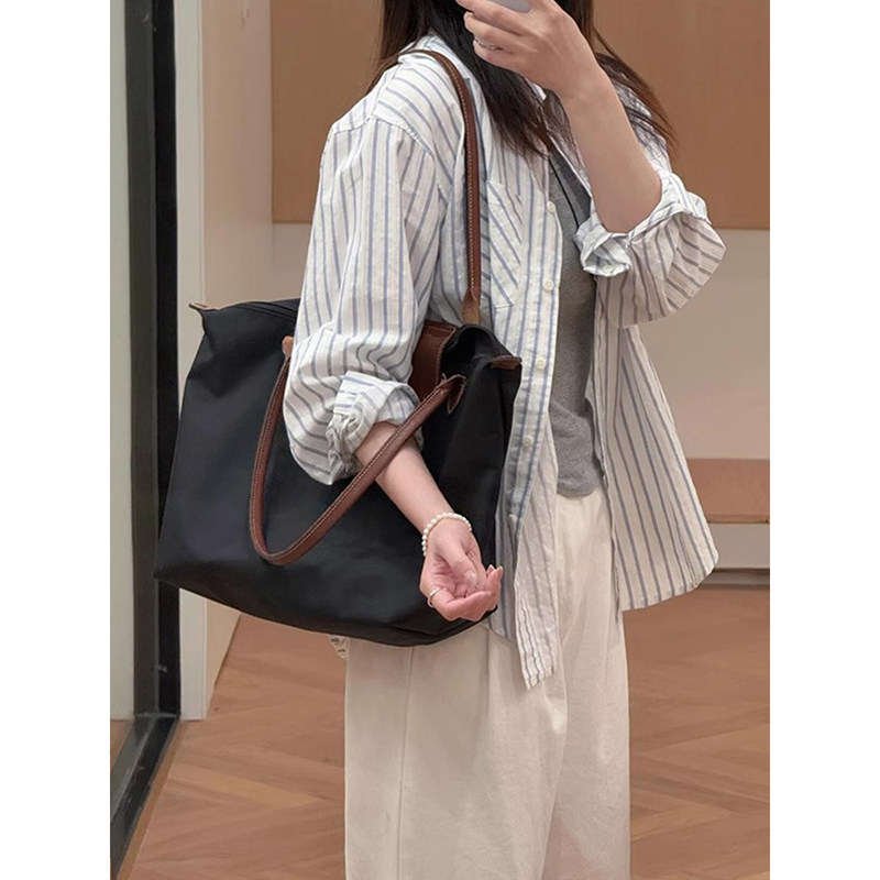 蓝色条纹防晒衬衫女夏季宽松慵懒休闲长袖衬衣小个子薄款上衣外套