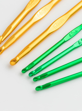 毛线勾毛衣手工单头勾针氧化铝钩针初学者工具套装家用针鞋编织