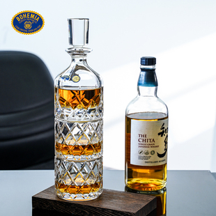 BOHEMIA捷克原装 家用酒具3件套 进口水晶玻璃威士忌酒杯洋酒杯套装