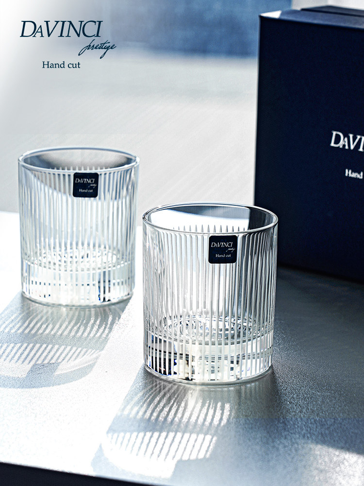 DAVINCI达芬奇水晶玻璃手工洋酒杯威士忌酒杯 奢华高档酒具礼盒装