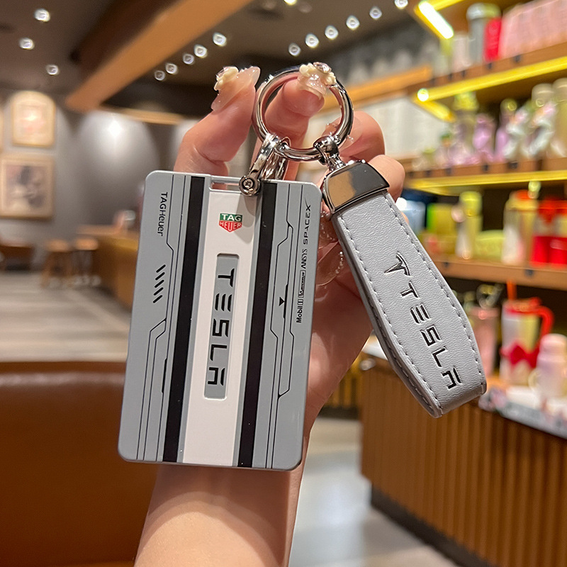适用特斯拉卡片钥匙套新Model3/Y高级感modelx/s丫焕新版卡套包扣