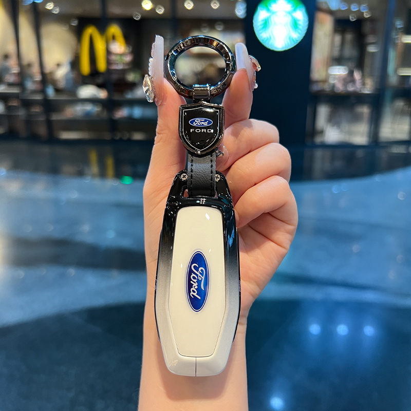 新福特蒙迪欧钥匙套福克斯锐界L福睿斯探险者锐际嘉年华金属包扣