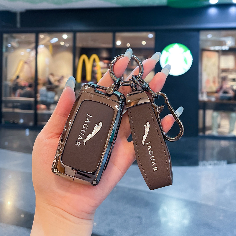 适用于捷豹xfl钥匙套XEL新款fpace金属XJL高档ftype男epace壳包扣