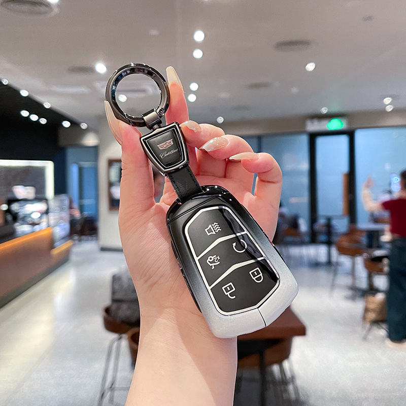 专用凯迪拉克XT5钥匙套ATSL XTS XT6扣XT4 CT4 CT5 CT6高档包壳男