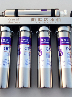 伯仕源500B阻垢活水机净水器家用直饮厨房自来水过滤器不锈钢超滤