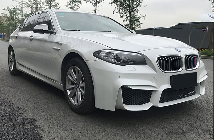 适用于宝马新5系F10 F18改装跨界版M5款大包围前后保险杠侧裙pp
