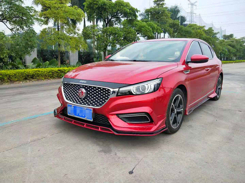 PP塑料 适用于18新名爵6小包围改装 MG6前铲后唇侧裙大尾翼加装
