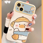 草帽鸭子vivox200手机壳vivos30保护套新款 x90 s18防摔iqoo13软硅胶x100s iqooneo10 z9大视窗y200全包s19pro