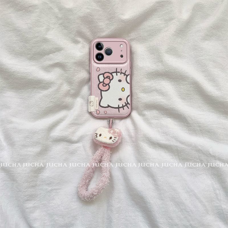 适用苹果17秋冬半脸凯蒂猫手机壳