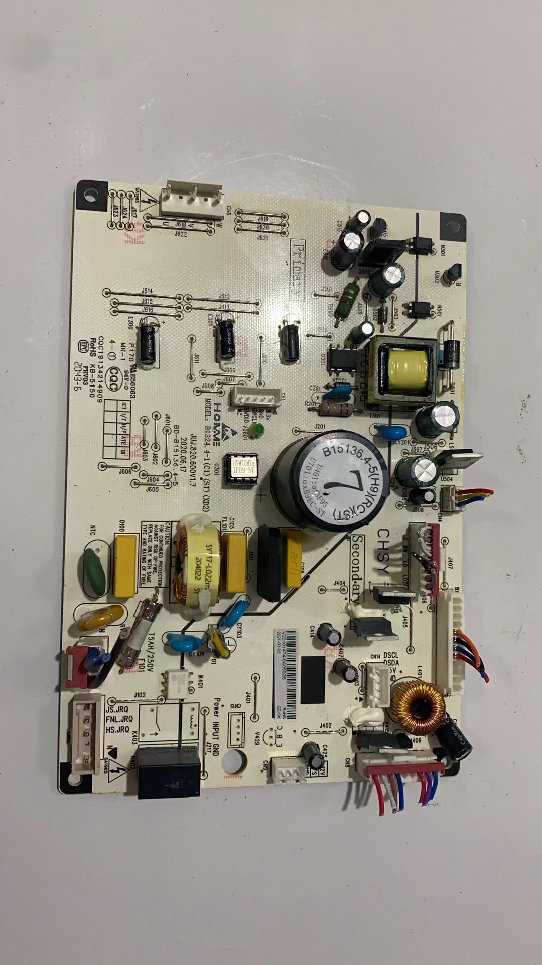 电脑版B15136[H5][ST]美菱冰箱BCD-255WP3CX主板电源板变频板
