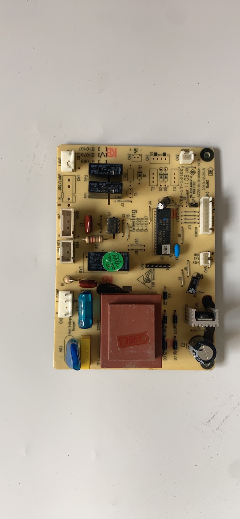 美菱冰箱配件BCD450ZE9A450ZE9N电源板主板电脑板B1098 B1078