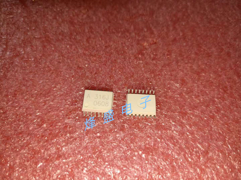 进口原装 HCPL-316J SOP16 A316J 贴片IGBT驱动光耦 现货实物