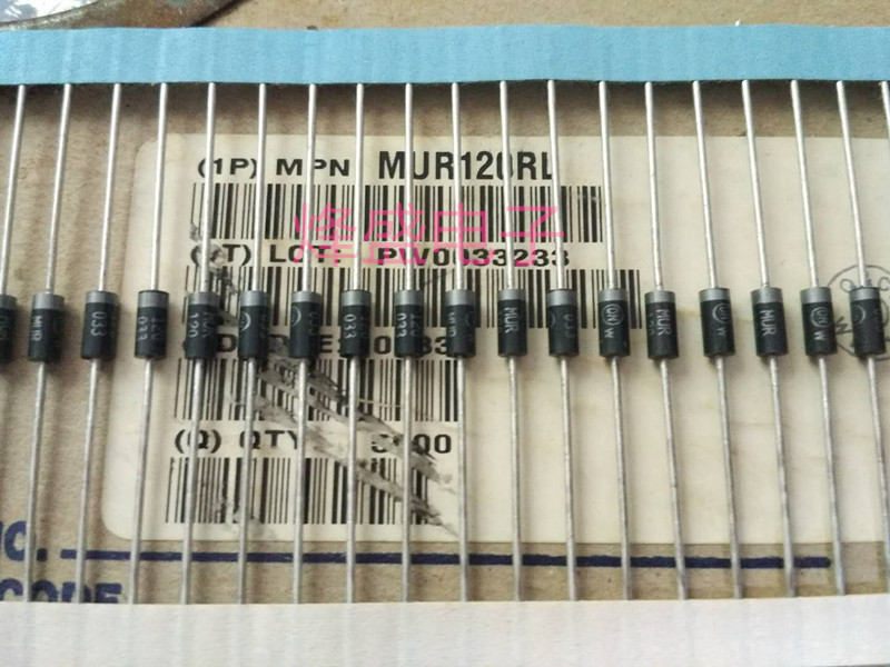 MUR120 MUR120RL 进口摩托罗拉/ON 1A200V超高速整流二极管