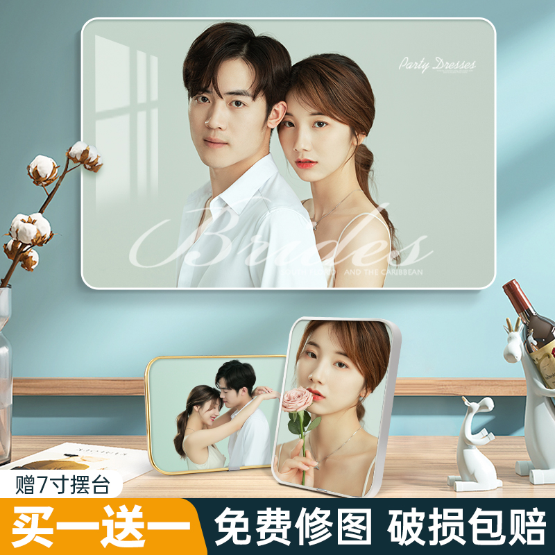 放大挂墙定制影楼拉菲版画摆台