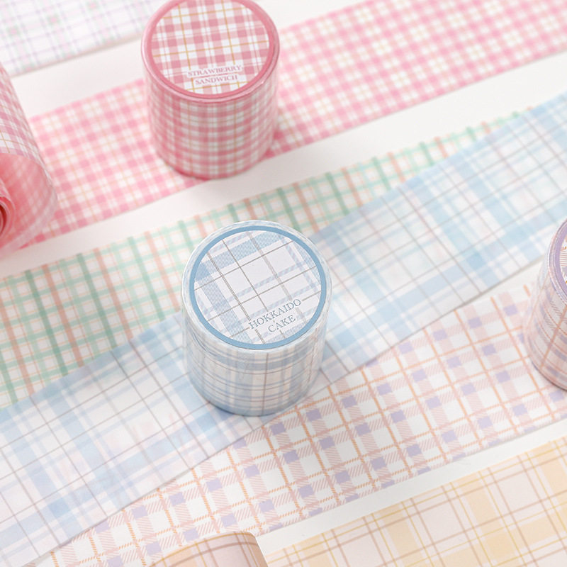 【分装】奶油格子系列和纸胶带纸迹基础格纹手帐排版素材拼贴百搭