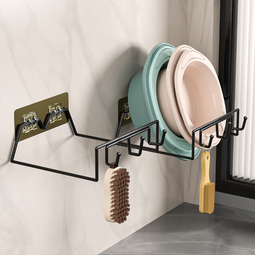 卫生间置物架免打孔壁挂式