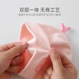 Детская тонкая хлопковая дышащая осенняя шапка для новорожденных