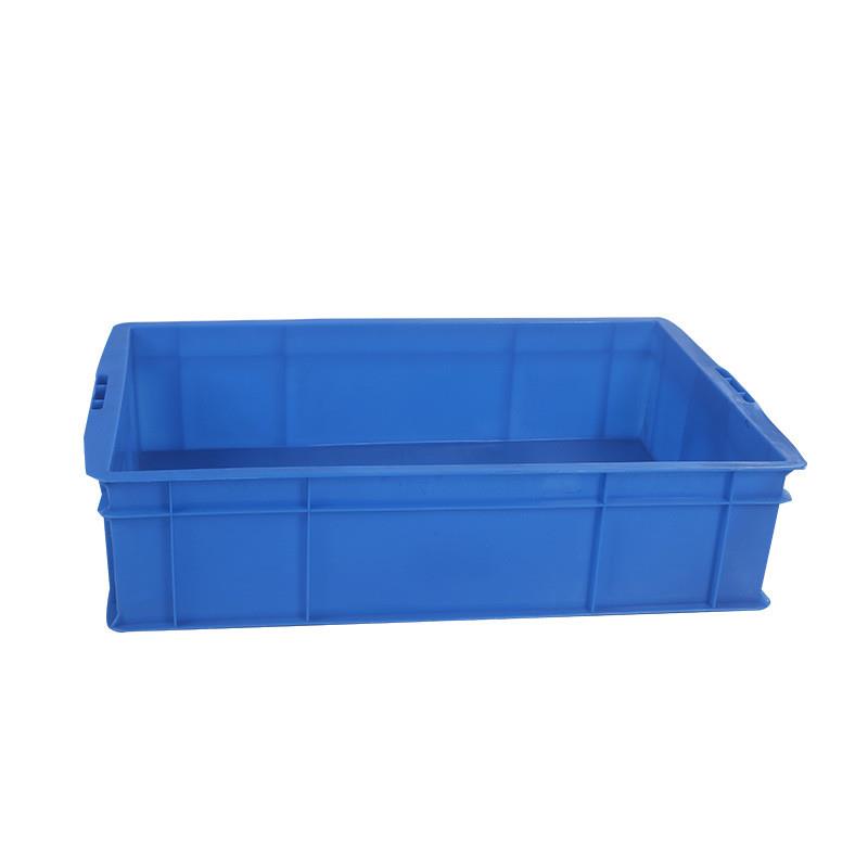 长方形加厚周转箱塑料胶框工业收纳箱物流中转塑胶箱厂家带盖